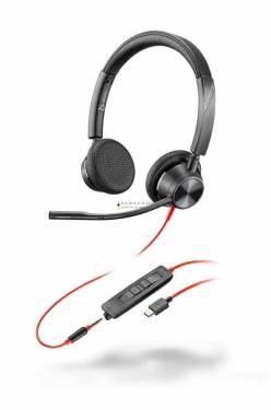 Poly Plantronics Blackwire 3315 USB-C Headset Black